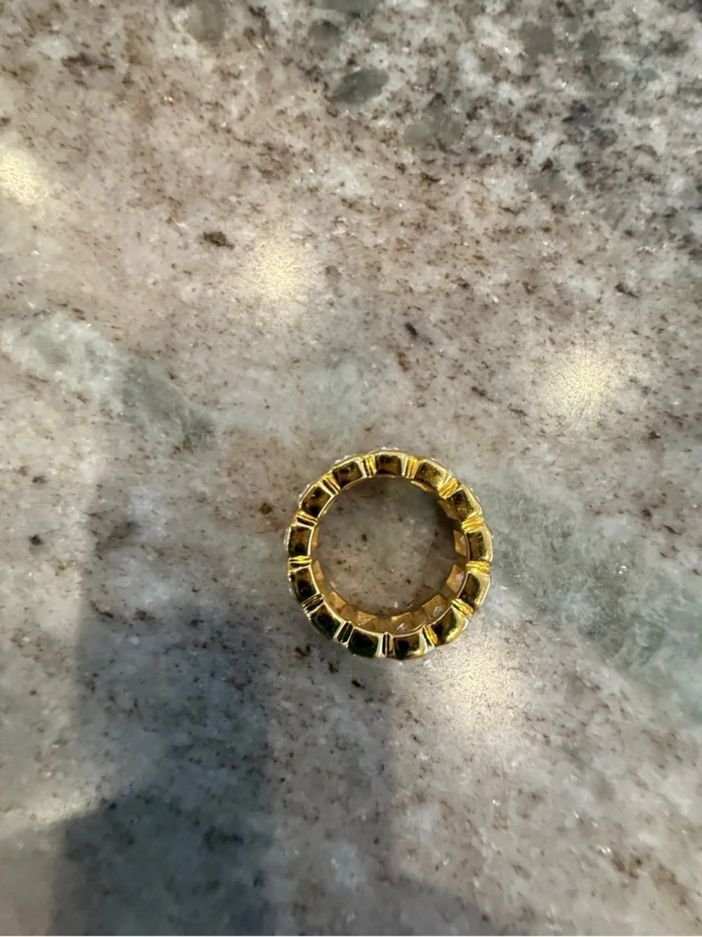 Dorsey EMERALD-CUT BEZEL ETERNITY BAND IN MOISSANITE